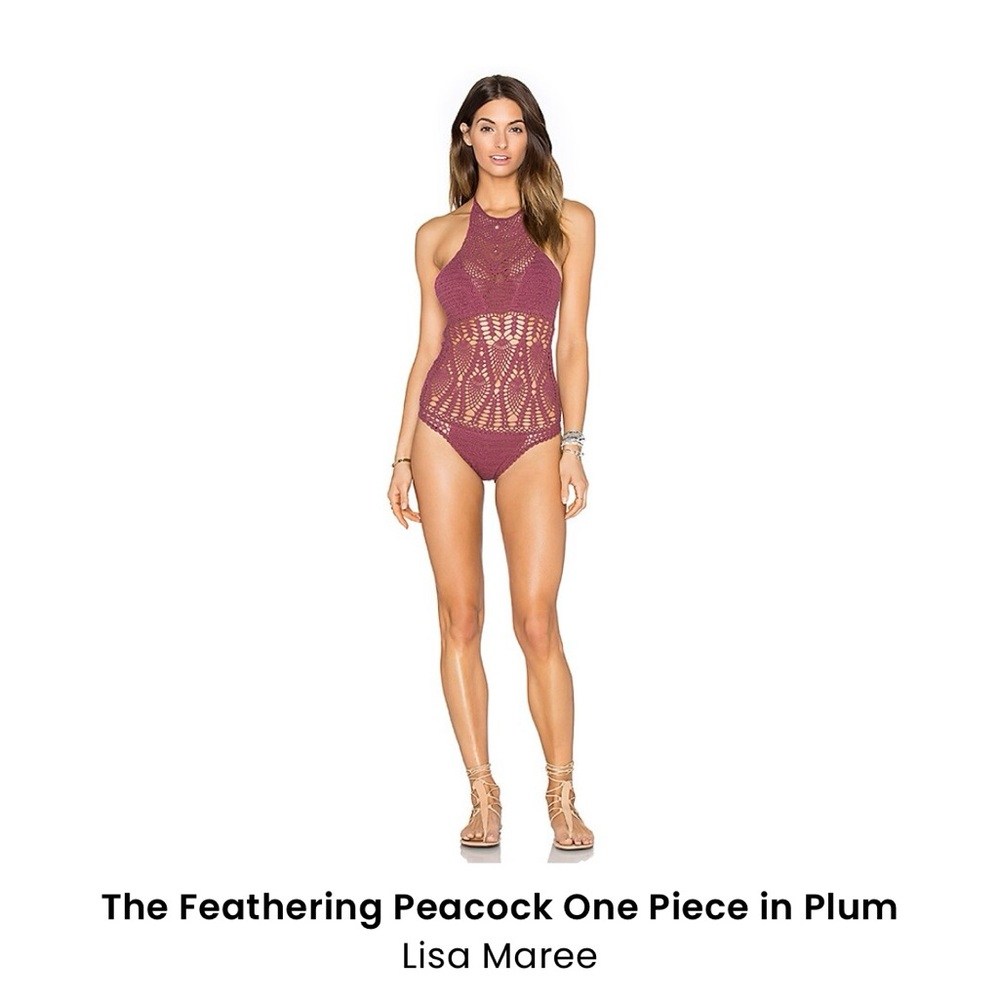 Lisa Maree Plum One Piece Swimsuit